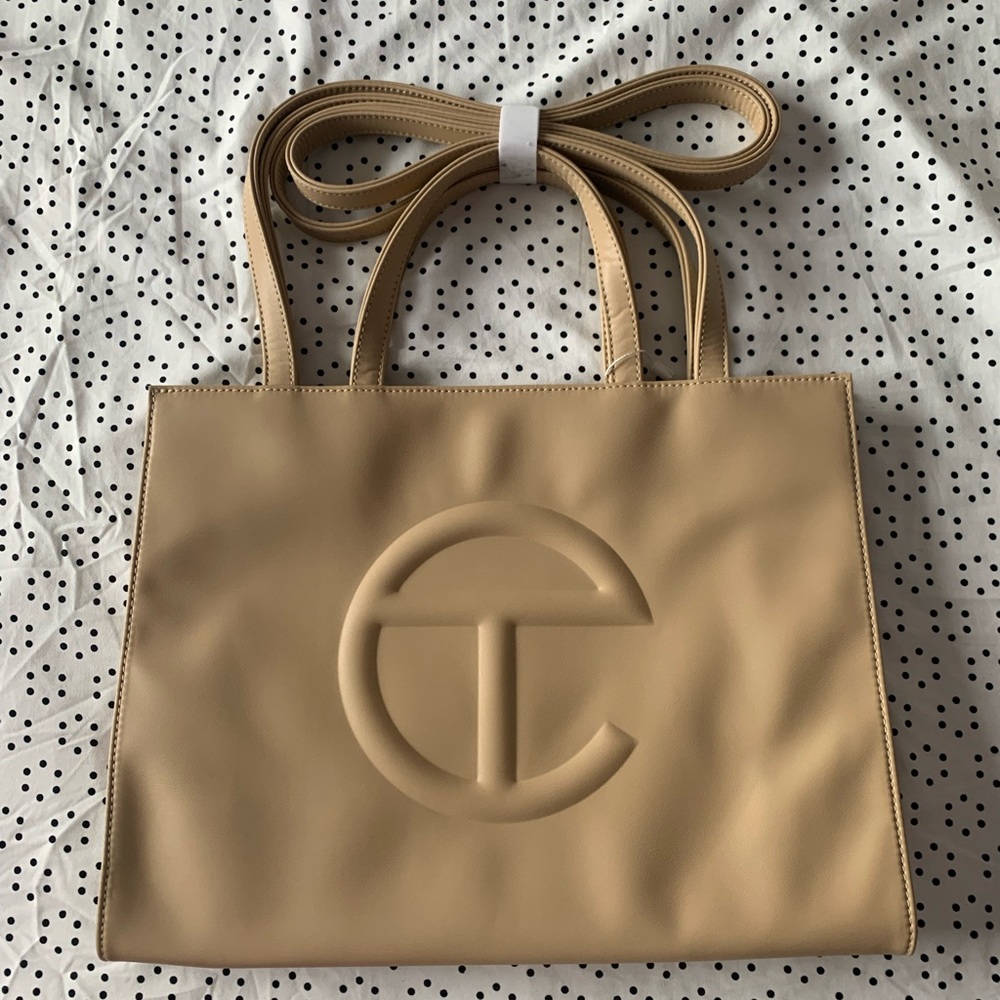 Telfar Medium Cream Bag